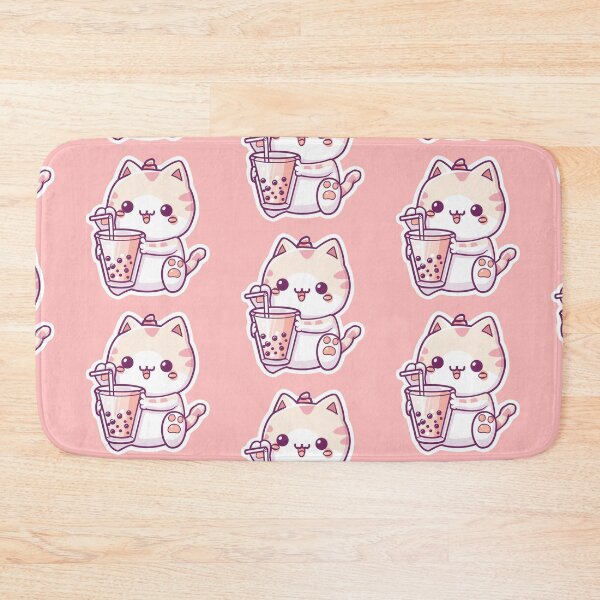 Item preview, Cat holding boba designed and sold by Phongphut.