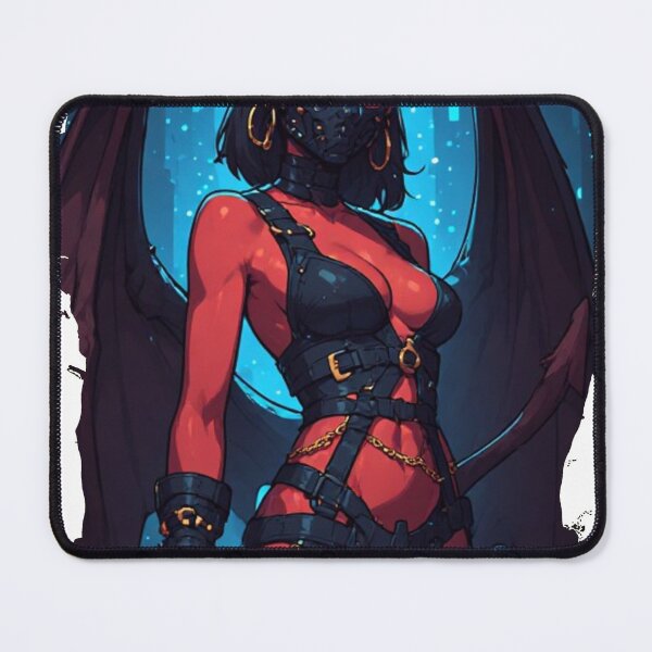 Item preview, Neon Succubus Queen | Cyberpunk Demon Fantasy Art designed and sold by halibutgoatramb.