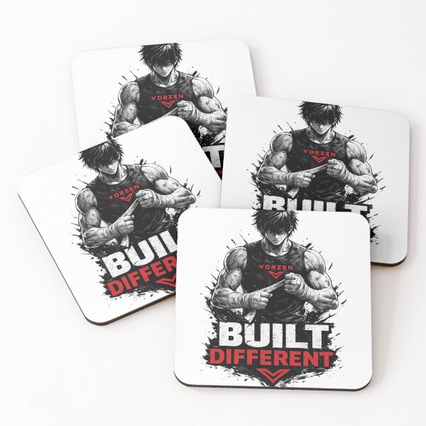 Item preview, VORZEN Built Different | Anime Streetwear Motivation Design designed and sold by VORZEN.