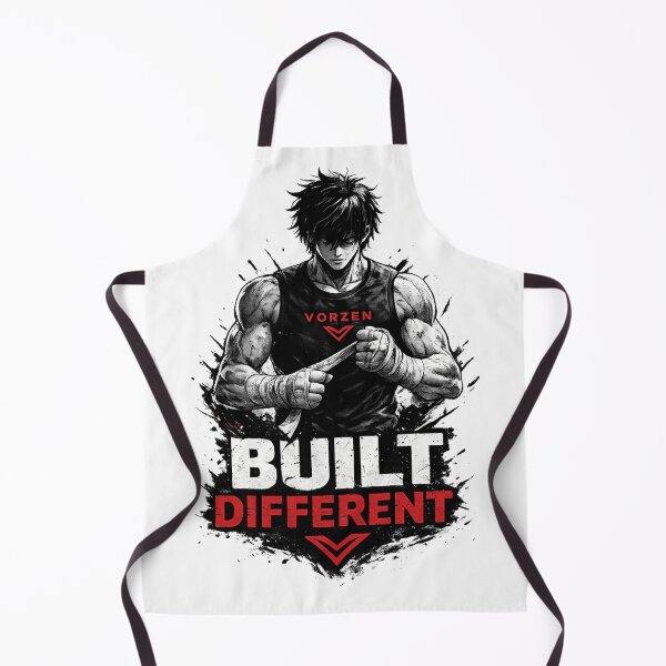 Item preview, VORZEN Built Different | Anime Streetwear Motivation Design designed and sold by VORZEN.