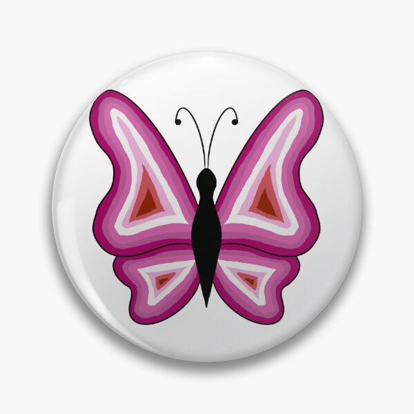 Item preview, Lesbian Pride butterflies designed and sold by Celeste Bocchicchio-Chaudhri.