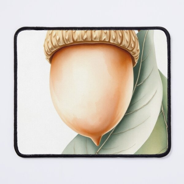 Item preview, Watercolor Acorn Illustration with Oak Leaves designed and sold by Vida e Arte.