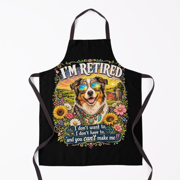 Item preview, Retired Dog with Sunglasses Floral Country Sunset designed and sold by FormalDehyena.