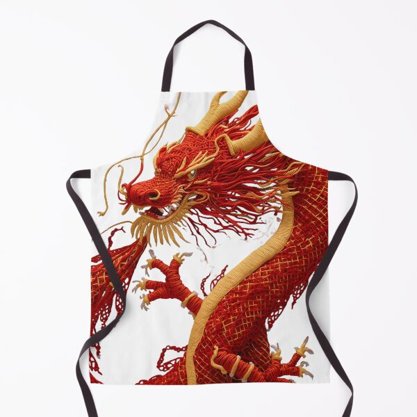 Item preview, Majestic Red Chinese Dragon designed and sold by LuxPrintLab.