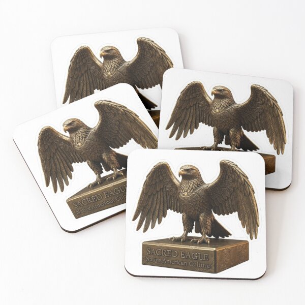 Artikelvorschau, Heiliger Adler Goldbronze Skulptur entworfen und verkauft von FASAventuras.