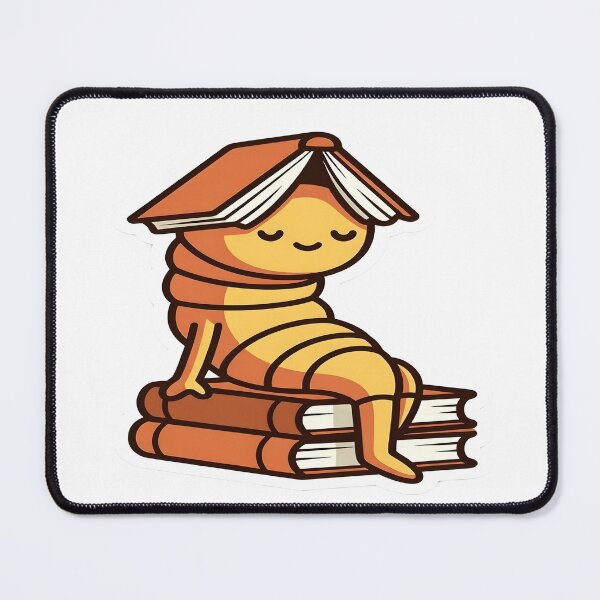 Item preview, Bookworm Reading Under a Storybook Roof designed and sold by Artisan Finds Online.