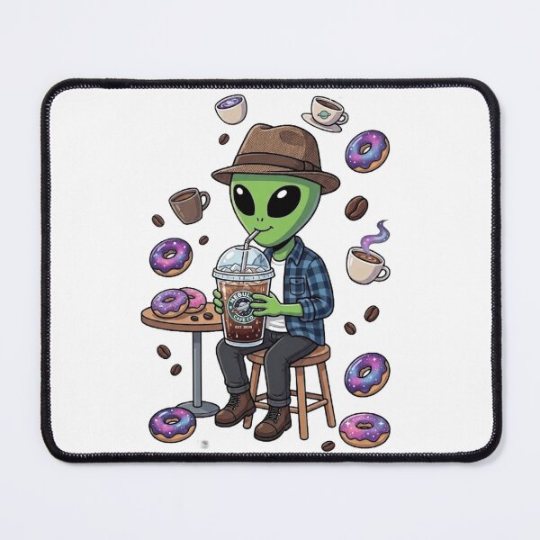 Item preview, Nebula Cafe: The Iced Coffee Alien designed and sold by fedetrev.
