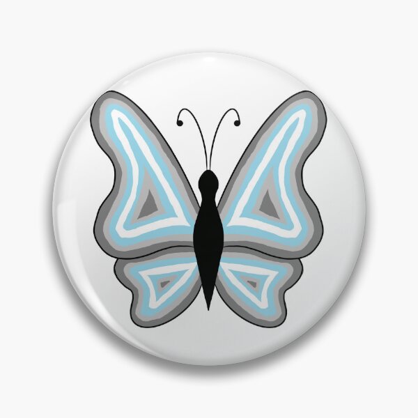 Item preview, Demiboy Pride butterflies designed and sold by Celeste Bocchicchio-Chaudhri.