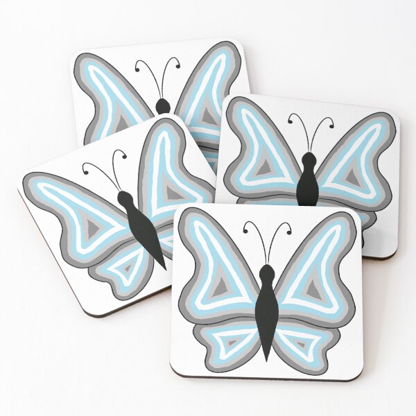 Item preview, Demiboy Pride butterflies designed and sold by Celeste Bocchicchio-Chaudhri.