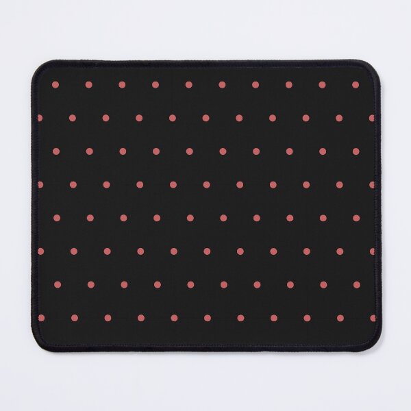Item preview, Black and Pastel Red micro dots designed and sold by pattern-archive.