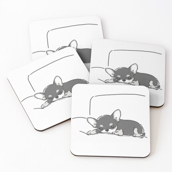 Item preview, Copy of Copy of Chihuahua black puppy simple designed and sold by Kipano.