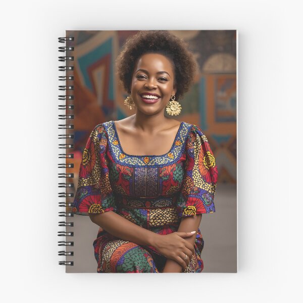 Item preview, Vibrant African Woman in Art Studio designed and sold by SavannaCanvas.