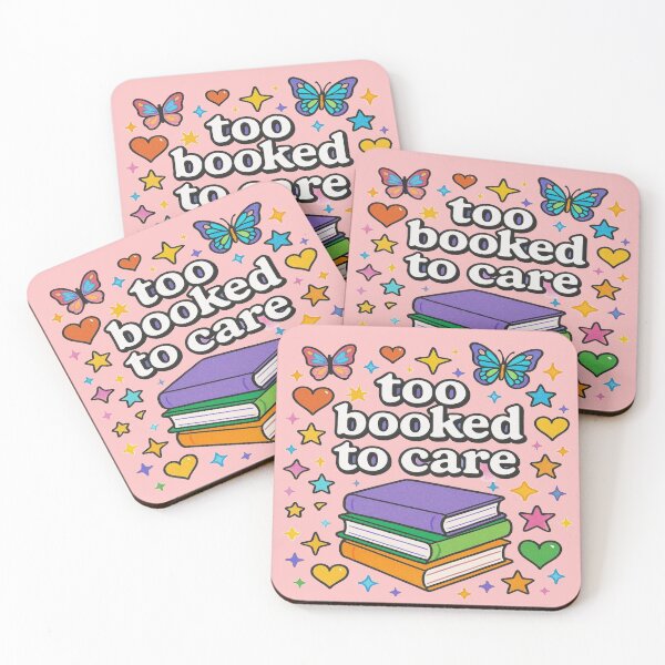 Item preview, Too Booked To Care Y2K Book Lover Aesthetic Design designed and sold by BookedAndDesign.