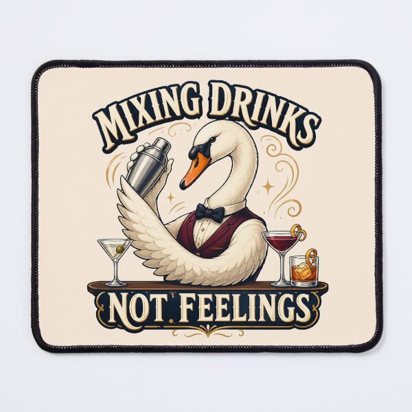 Item preview, Funny Swan Bartender Gift designed and sold by Gentlestate.