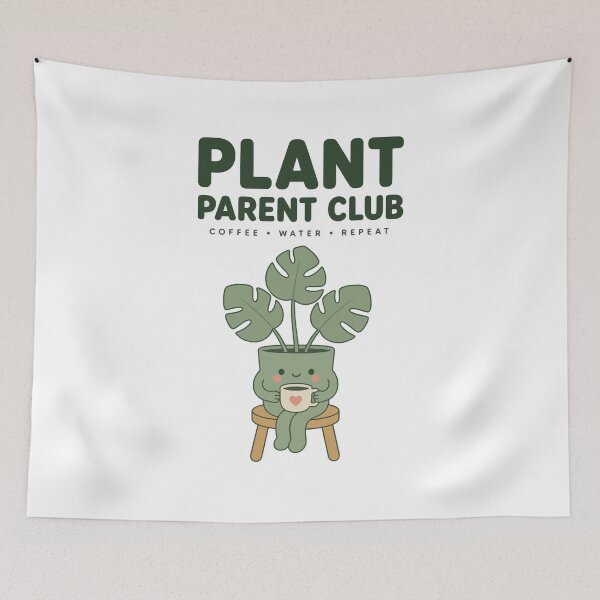 Item preview, Plant Parent Club Cute Monstera Coffee Lover Shirt | Cozy Plant Mom Botanical T-Shirt designed and sold by KAIRO-FORM.