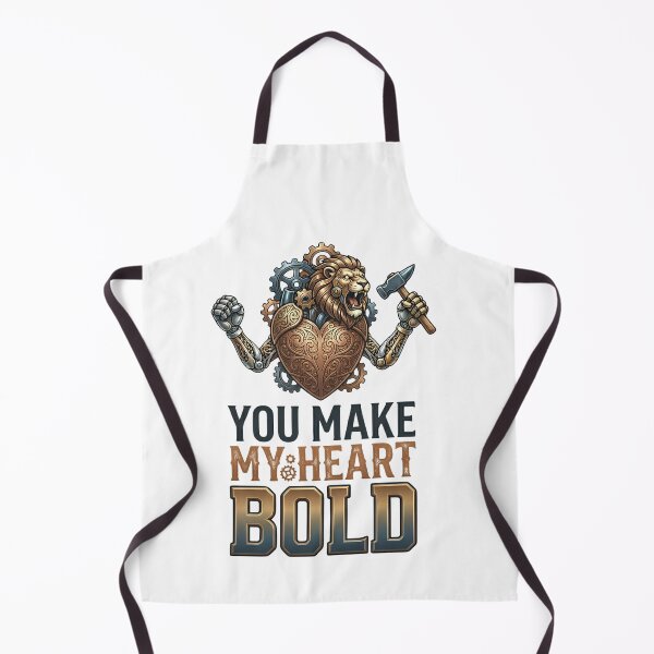 Item preview, You Make My Heart Bold – Steampunk Lion Romantic Design designed and sold by DesignsCreative.