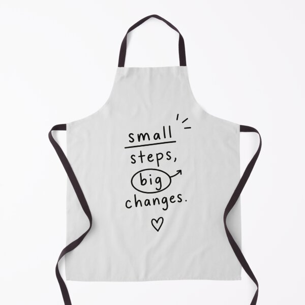 Item preview, Small Steps Big Changes – Motivational Quote Minimalist Typography Design designed and sold by NBT-NOVA.