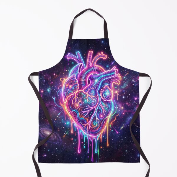 Item preview, Psychedelic Neon Melting Anatomical Heart designed and sold by kaleidoglitch77.