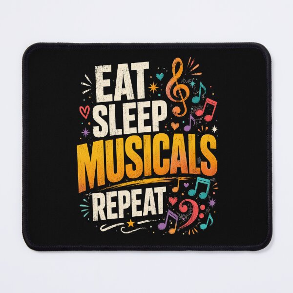 Item preview, musical Eat Sleep Repeat Music Lover Graphic designed and sold by FormalDehyena.