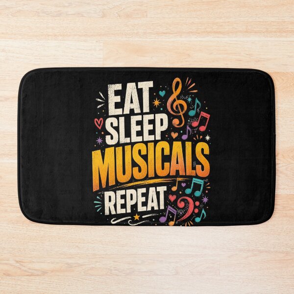 Item preview, musical Eat Sleep Repeat Music Lover Graphic designed and sold by FormalDehyena.