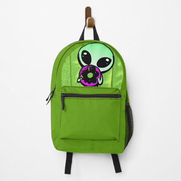 Item preview, Alien Kawaii Pink Donut Extraterrestrial Eating Donut Cute Meme designed and sold by AstronautMerch.