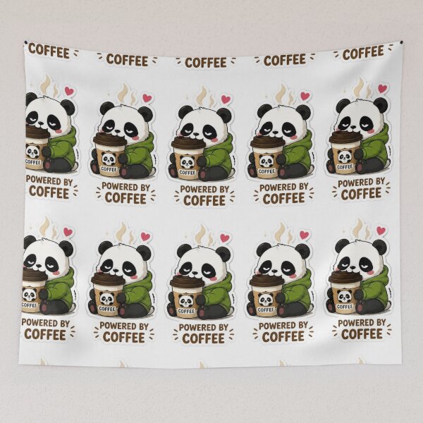 Item preview, Powered By Coffee Panda designed and sold by layalistoresa.