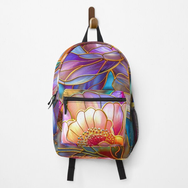 Item preview, Peonies Stained Glass Art designed and sold by MargaretWiktor.