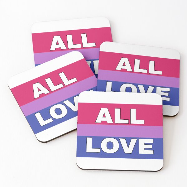 Item preview, All Love Bisexual Pride Flag designed and sold by PopBubbleShop.