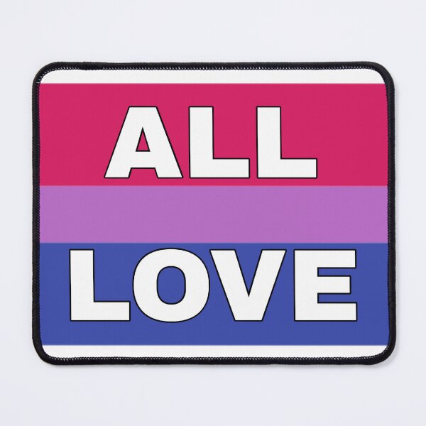 Item preview, All Love Bisexual Pride Flag designed and sold by PopBubbleShop.