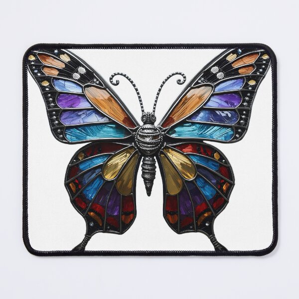 Item preview, Stained Glass Butterfly Ornament designed and sold by LuxPrintLab.