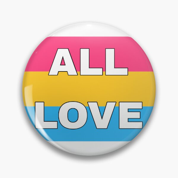 Item preview, All Love Pansexual Pride Flag designed and sold by PopBubbleShop.