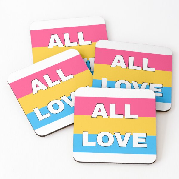 Item preview, All Love Pansexual Pride Flag designed and sold by PopBubbleShop.