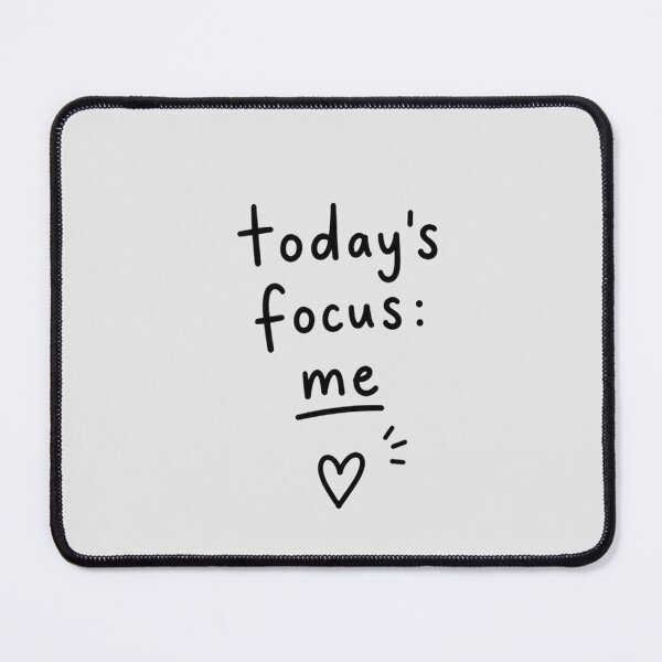 Item preview, Today's Focus: Me – Self Love Aesthetic Typography Design designed and sold by NBT-NOVA.