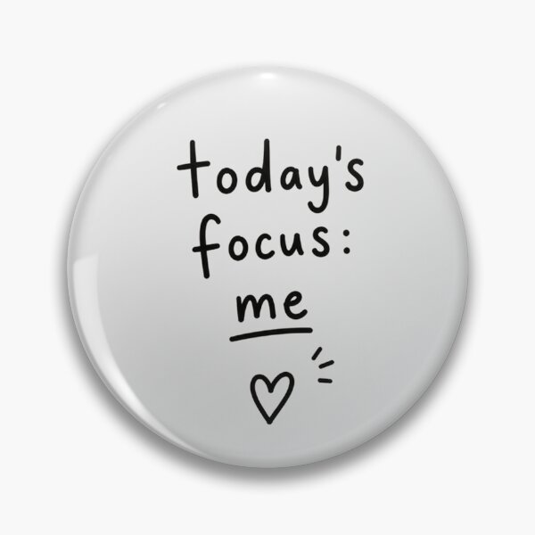 Item preview, Today's Focus: Me – Self Love Aesthetic Typography Design designed and sold by NBT-NOVA.