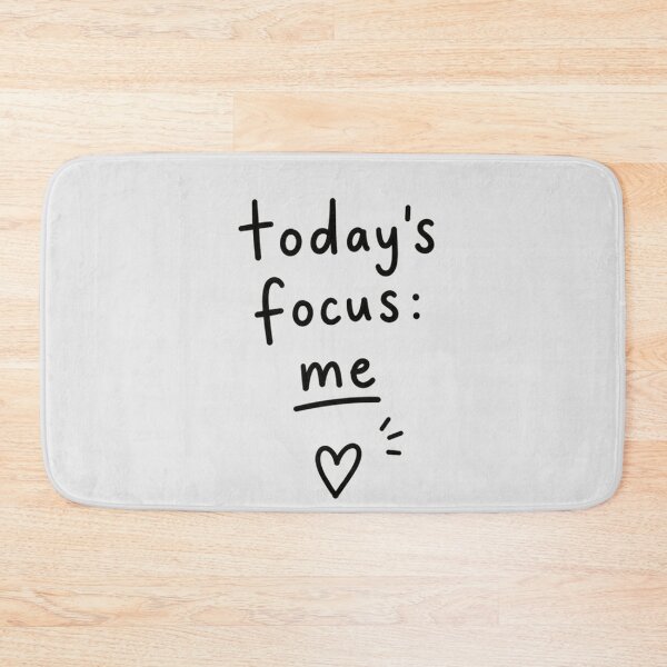 Item preview, Today's Focus: Me – Self Love Aesthetic Typography Design designed and sold by NBT-NOVA.