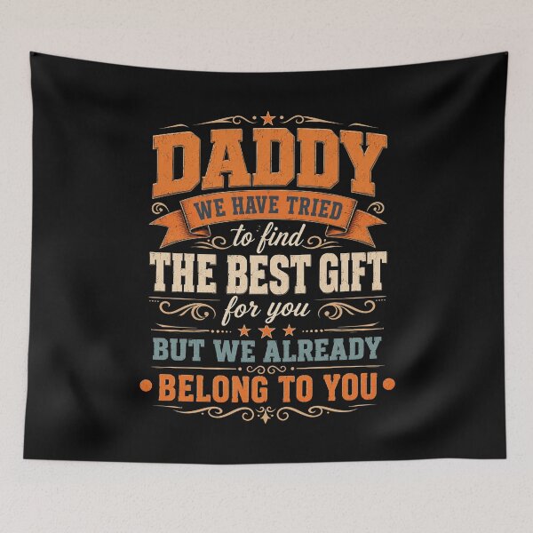 Item preview, Daddy Funny Western Gift Quote for Dad and Grandpa designed and sold by FormalDehyena.