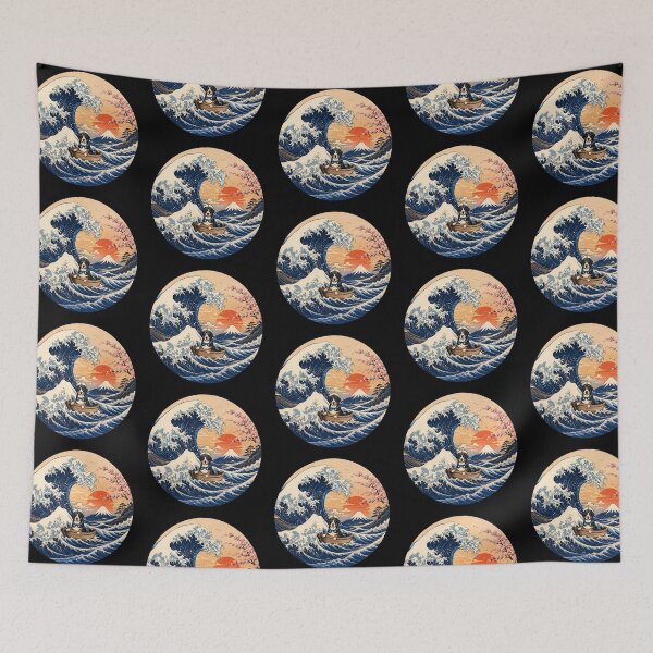Item preview, Funny Appenzeller Sennenhund Captain Japanese Kanagawa Wave Japan Boat Mom Dad Kids designed and sold by FurryHavenPH.