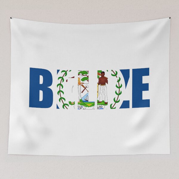 Item preview, Belize Flag BZ designed and sold by shitpostee.