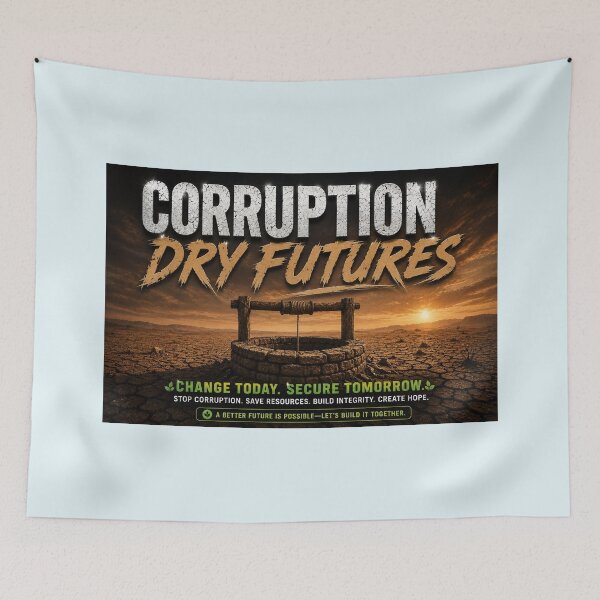 Item preview, Stop Corruption, Secure Tomorrow designed and sold by annenambiro.