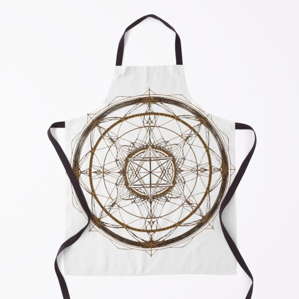 Item preview, Golden Sacred Geometry Mandala designed and sold by LuxPrintLab.
