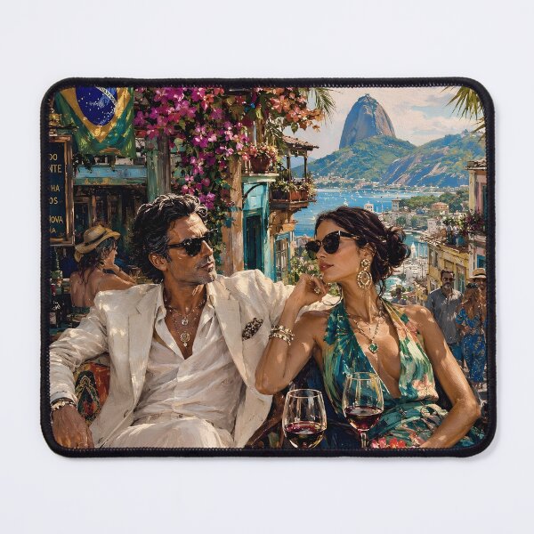 Item preview, Rio Café Society | Surreal Tropical Romance in Rio de Janeiro designed and sold by Vibranta Studio.
