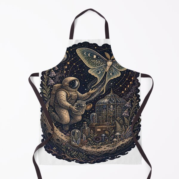 Item preview, The Lunar Moth Archivist of the Cosmos designed and sold by RaFaMidnight.
