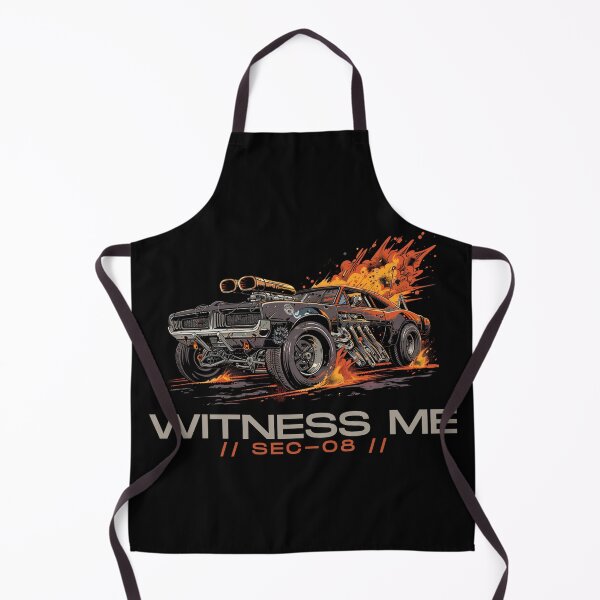 Item preview, Cyberpunk Muscle Car T-Shirt - Witness Me SEC-08 - Post-Apocalyptic Streetwear Tee designed and sold by VectorForge.