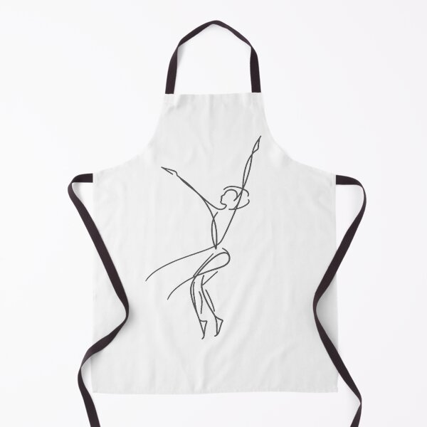 Item preview, Minimalist Dancing Figure Line Art designed and sold by LuxPrintLab.