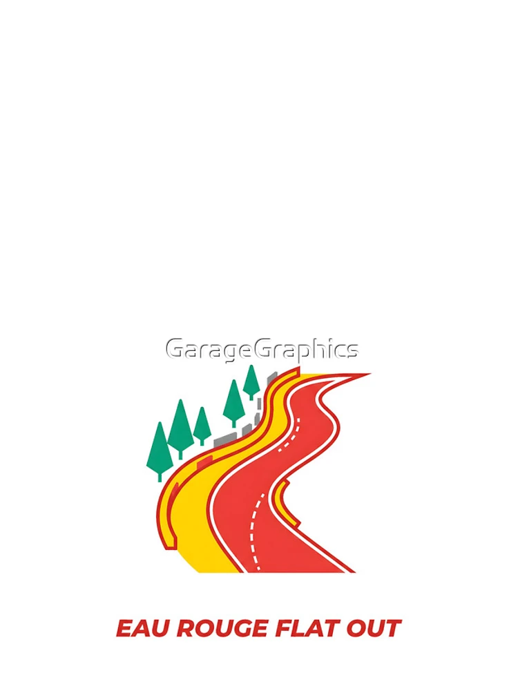 Thumbnail 4 of 4, iPhone Case, Spa Flat Out - Sim Racing Humor designed and sold by GarageGraphics.