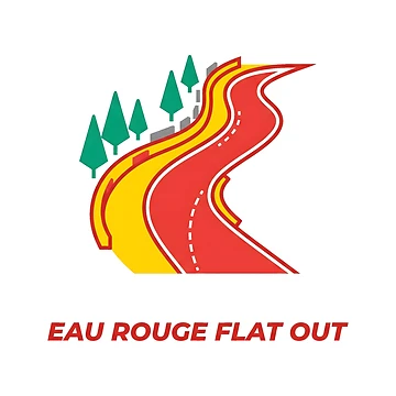 Artwork thumbnail, Spa Flat Out - Sim Racing Humor by GarageGraphics