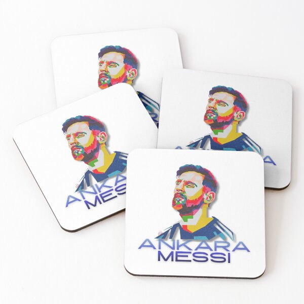 Item preview, Ankara Messi Colorful Geometric Pop Art designed and sold by littleearty.