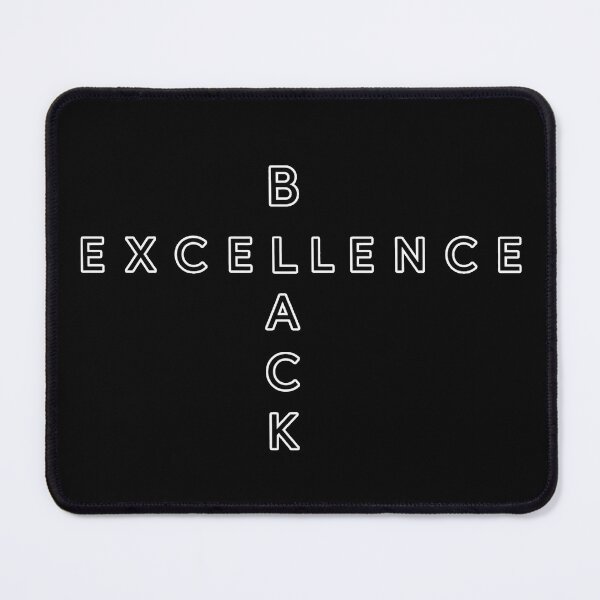 Item preview, Black Excellence Crossword Minimal Art Design designed and sold by DjFreeq.