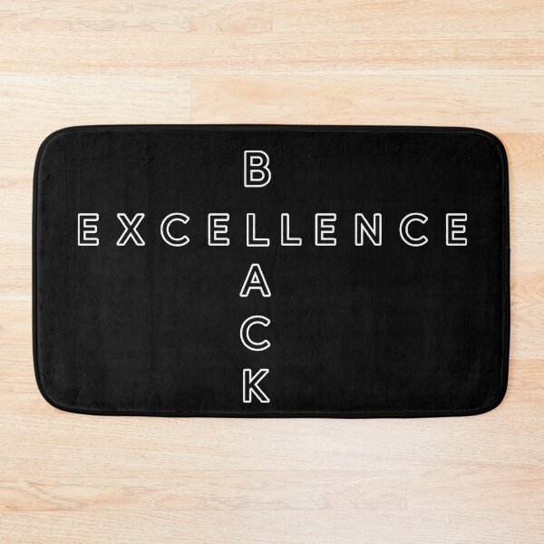 Item preview, Black Excellence Crossword Minimal Art Design designed and sold by DjFreeq.