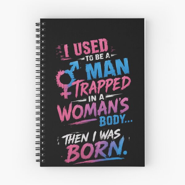 Item preview, I Used to Be a Man Trapped in a Woman's Body Then I Was Born – Retro Comedy Energy Forever designed and sold by RetroMini2026.